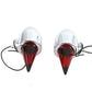 V-Twin 33-2284 chrome torpedo bullet lamp set for motorcycle lighting