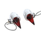 V-Twin 33-2284 chrome torpedo bullet lamp set for motorcycle lighting
