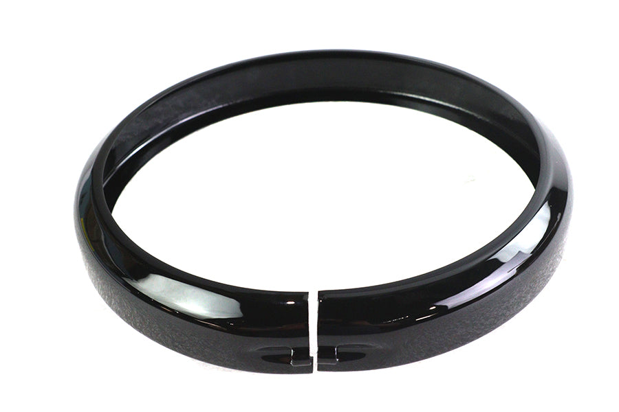 V-Twin 78962 black outer headlamp trim rim for motorcycle lighting