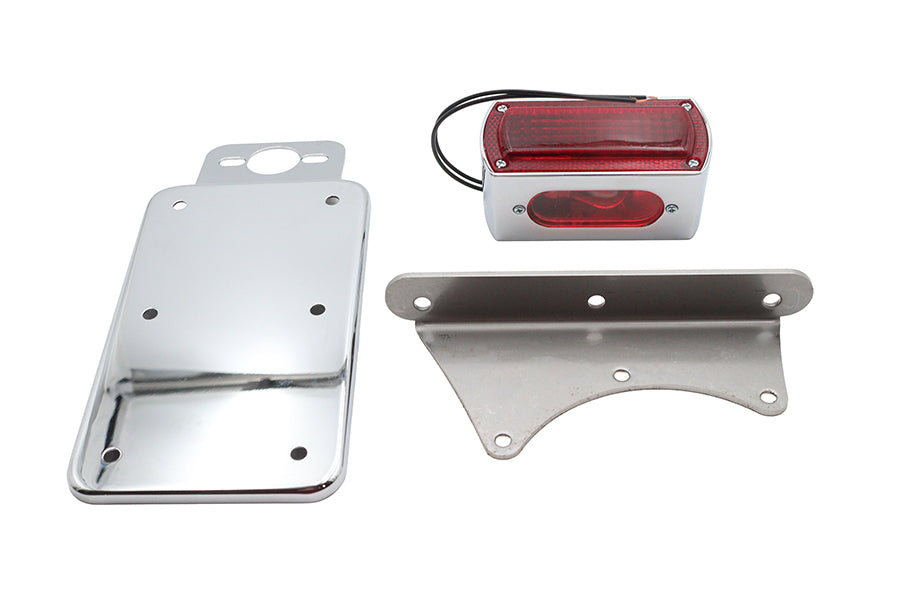 V-Twin 33-2290 vertical side mount tail lamp kit for Harley-Davidson FL motorcycles