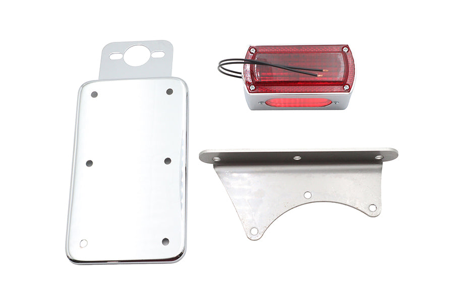 V-Twin 33-2290 vertical side mount tail lamp kit for Harley-Davidson FL models