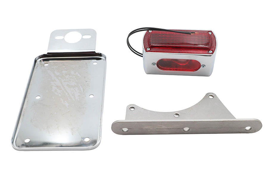 V-Twin 33-2290 vertical side mount tail lamp kit for Harley-Davidson FL motorcycles