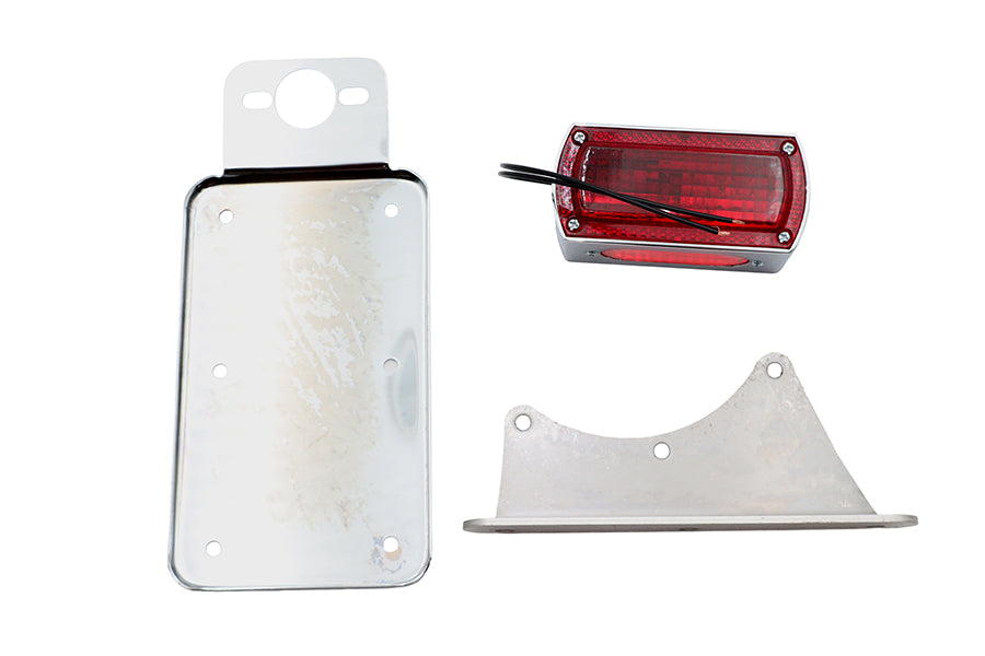 V-Twin 33-2290 vertical side mount tail lamp kit for Harley-Davidson FL models