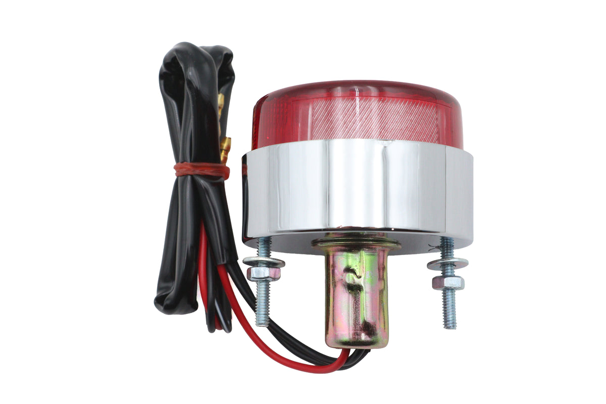 V-Twin 77702A round tail lamp assembly for motorcycle lighting