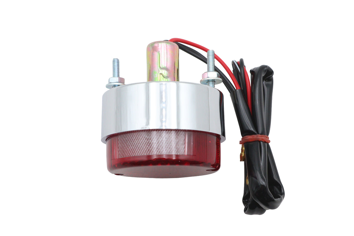 V-Twin 77702A round tail lamp assembly for motorcycle lighting