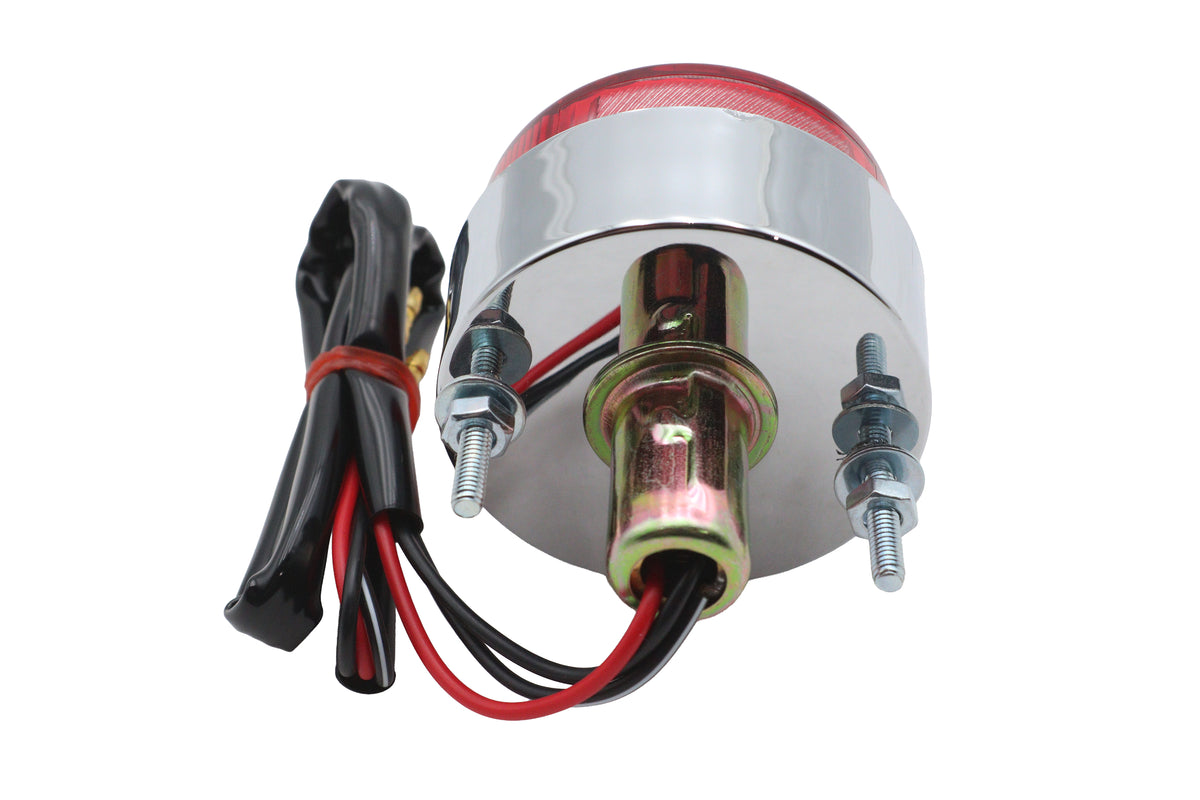 V-Twin 77702A round tail lamp assembly for motorcycle rear lighting