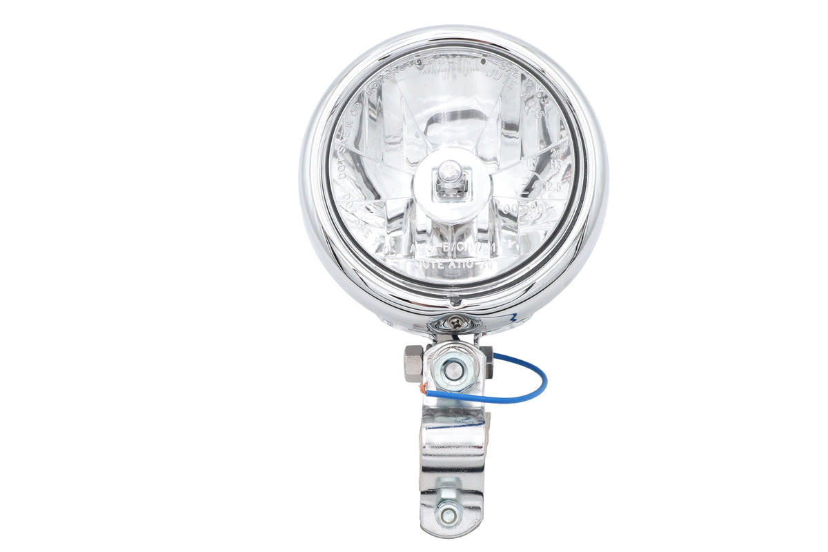 V-Twin 33-2341 retro 4-1/2-inch chrome spotlamp for motorcycle lighting