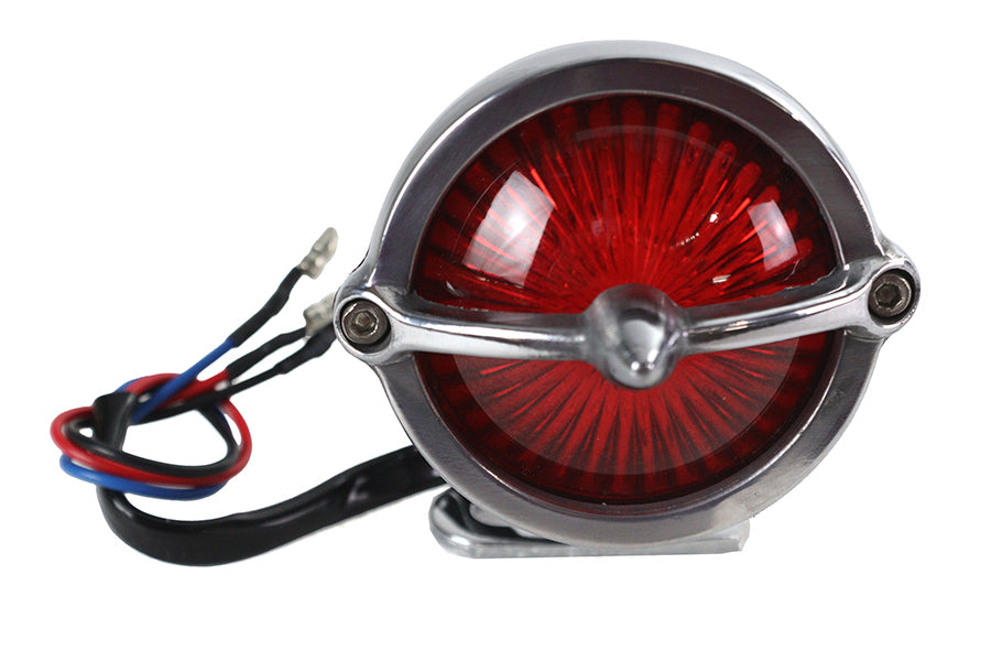 V-Twin Saturn Style 12 Volt Alloy Tail Lamp, model 33-2348a