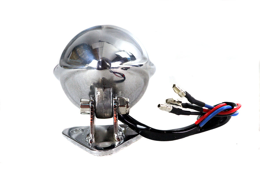 V-Twin Saturn Style 12 Volt Alloy Tail Lamp, model 33-2348d