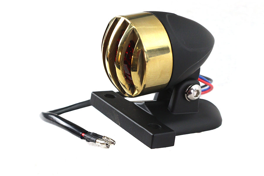 V-Twin 33-2349 12 Volt black tail lamp for motorcycle lighting