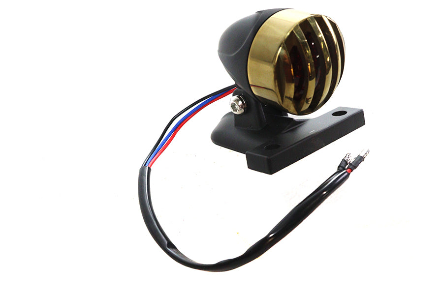 V-Twin 33-2349 12 Volt black tail lamp for motorcycle lighting