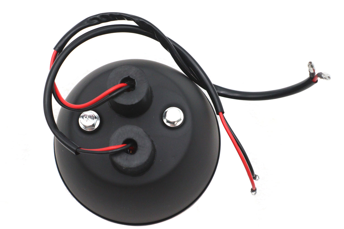 V-Twin 33-2378 Duet tail lamp assembly in black, rear motorcycle lighting component