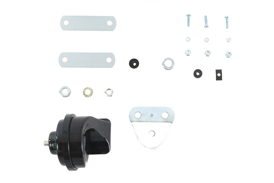 V-Twin FXR horn kit, 33-2510, with motorcycle horn and electrical mounting components