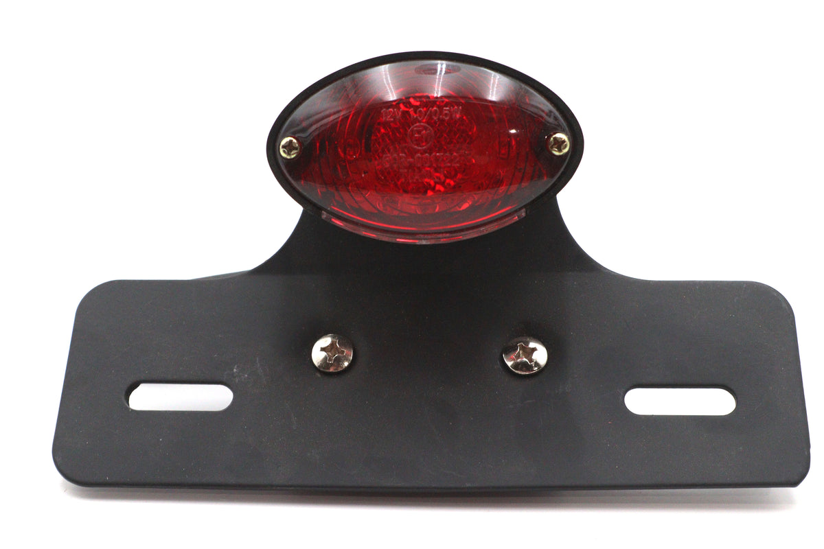 V-Twin oval LED fender mount tail lamp in black, model 33-2702