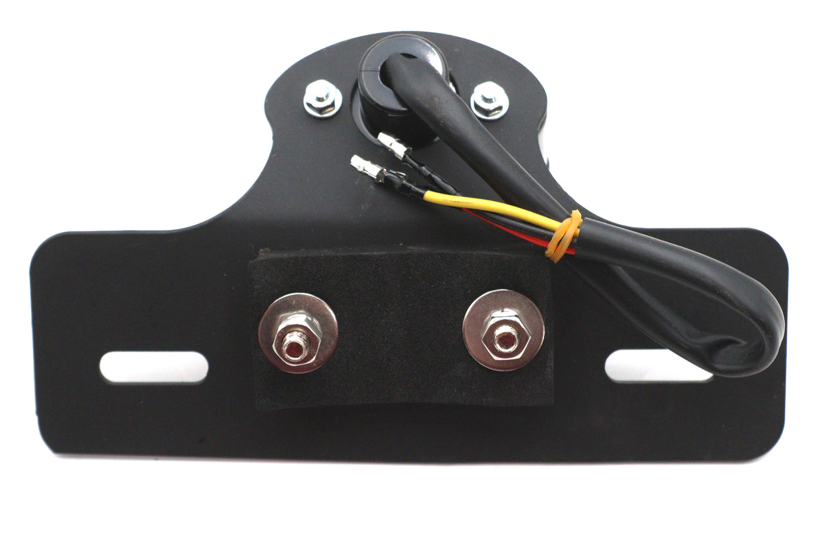 V-Twin oval LED fender mount tail lamp in black, model 33-2702