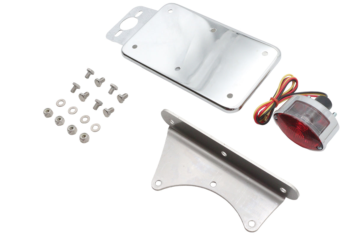 V-Twin 33-2707 vertical side mount tail lamp kit for 1941-1964 FL motorcycles