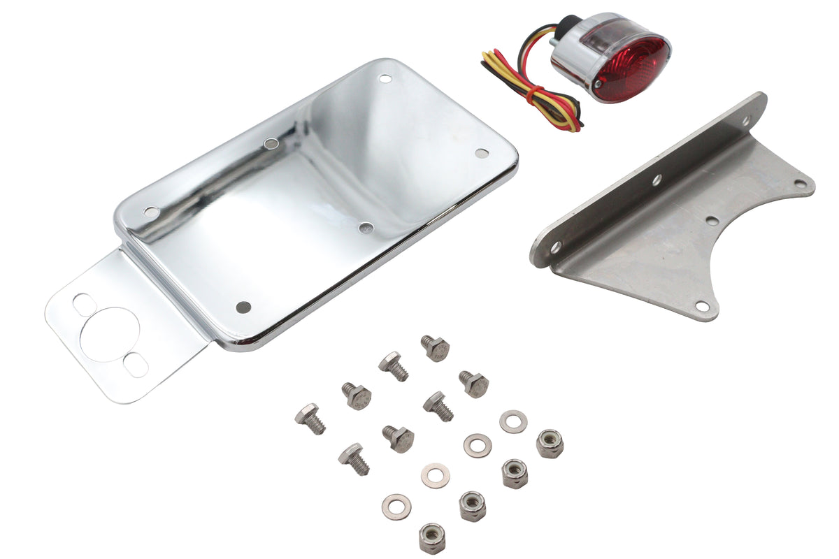 V-Twin 33-2707 vertical side mount tail lamp kit for 1941-1964 FL motorcycles