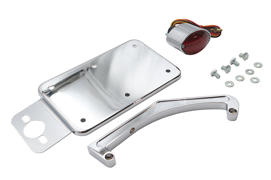 V-Twin 33-2709 vertical side mount tail lamp kit for Big Twin motorcycle models