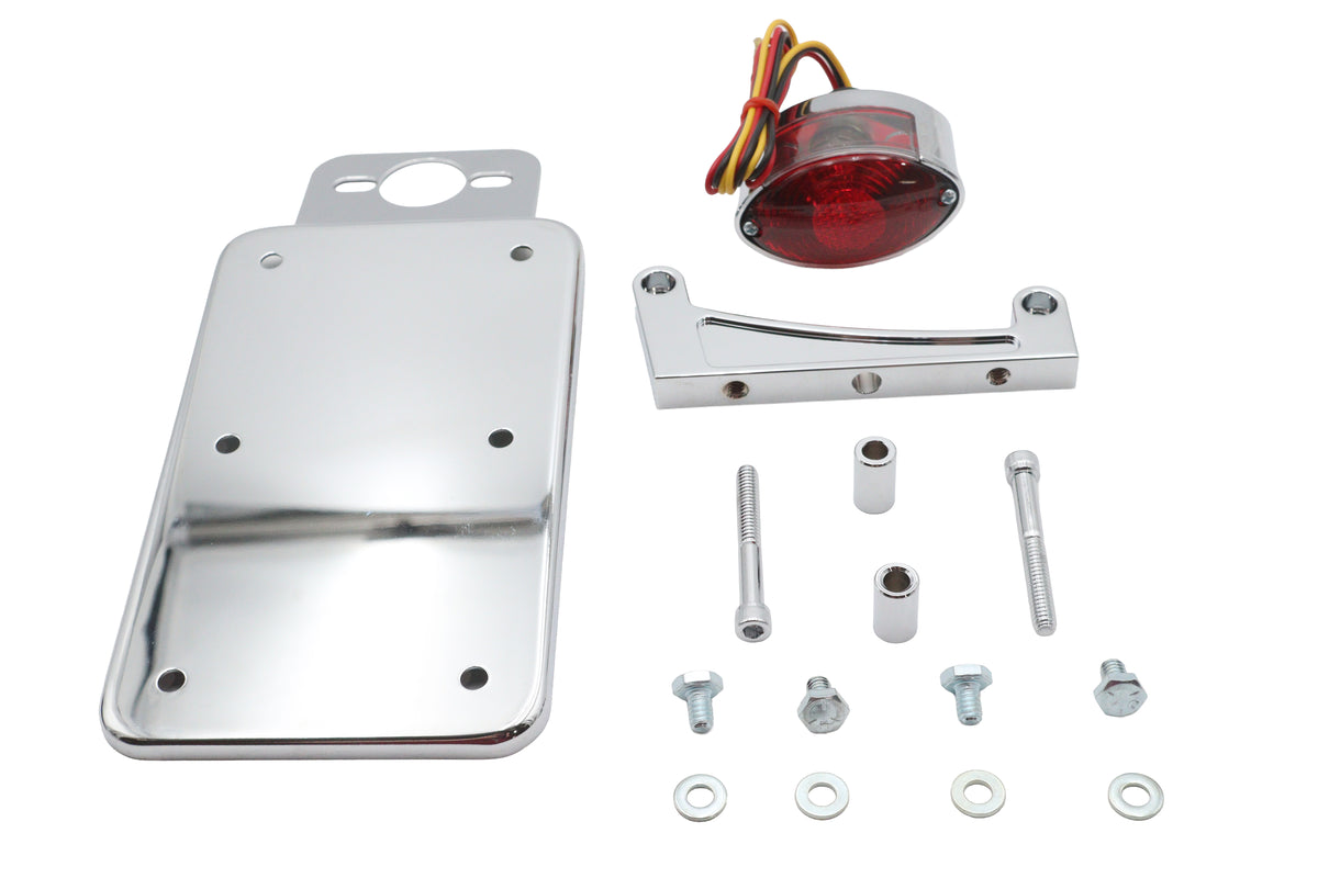 V-Twin 33-2711 vertical side mount tail lamp kit for motorcycle lighting