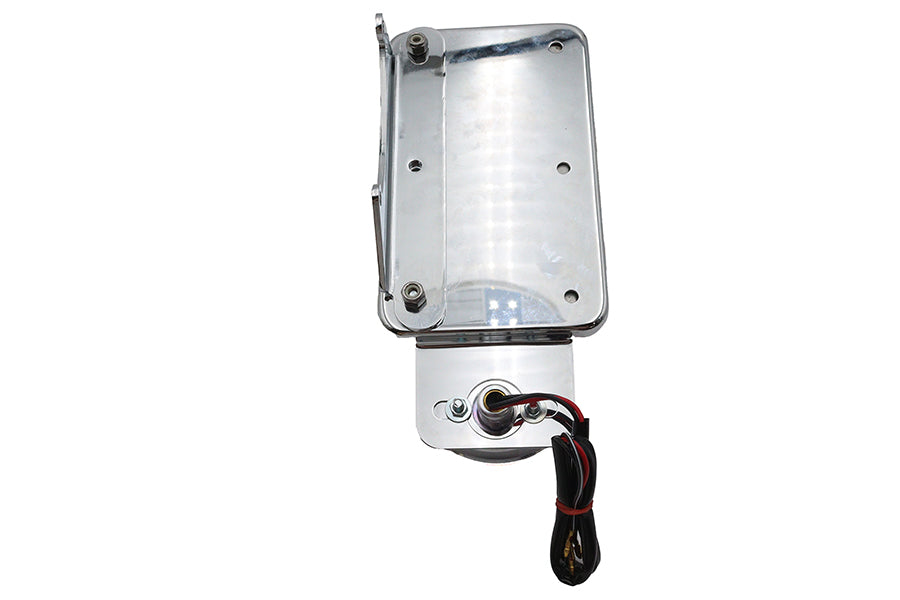V-Twin 33-2715 vertical side mount tail lamp kit for Harley-Davidson XL, black housing and red lens