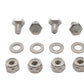 V-Twin 33-2734 license plate hardware kit for motorcycle lighting, black mounting hardware close-up