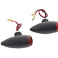 Wyatt Gatling Mini LED bullet marker lamp set with red lenses, model 20-6589SRBLED