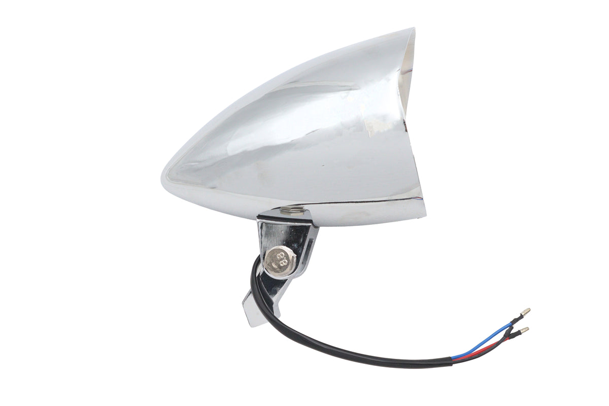 Ultima 8-20 Chrome 4-1/2-Inch Bullet Headlamp with Visor