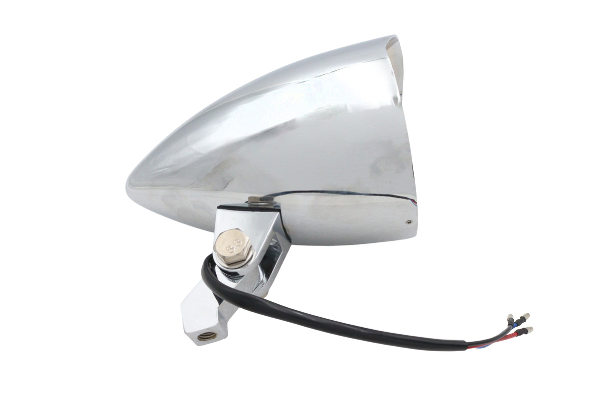 Ultima 8-20 Chrome 4-1/2-Inch Bullet Headlamp with Visor