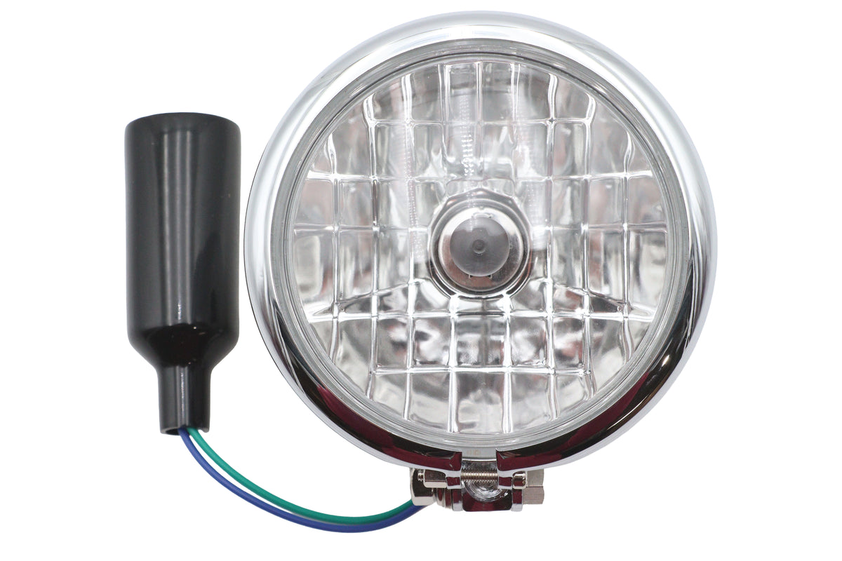 Wyatt Gatling 83071 4-1/2-Inch Round Headlamp, Chrome
