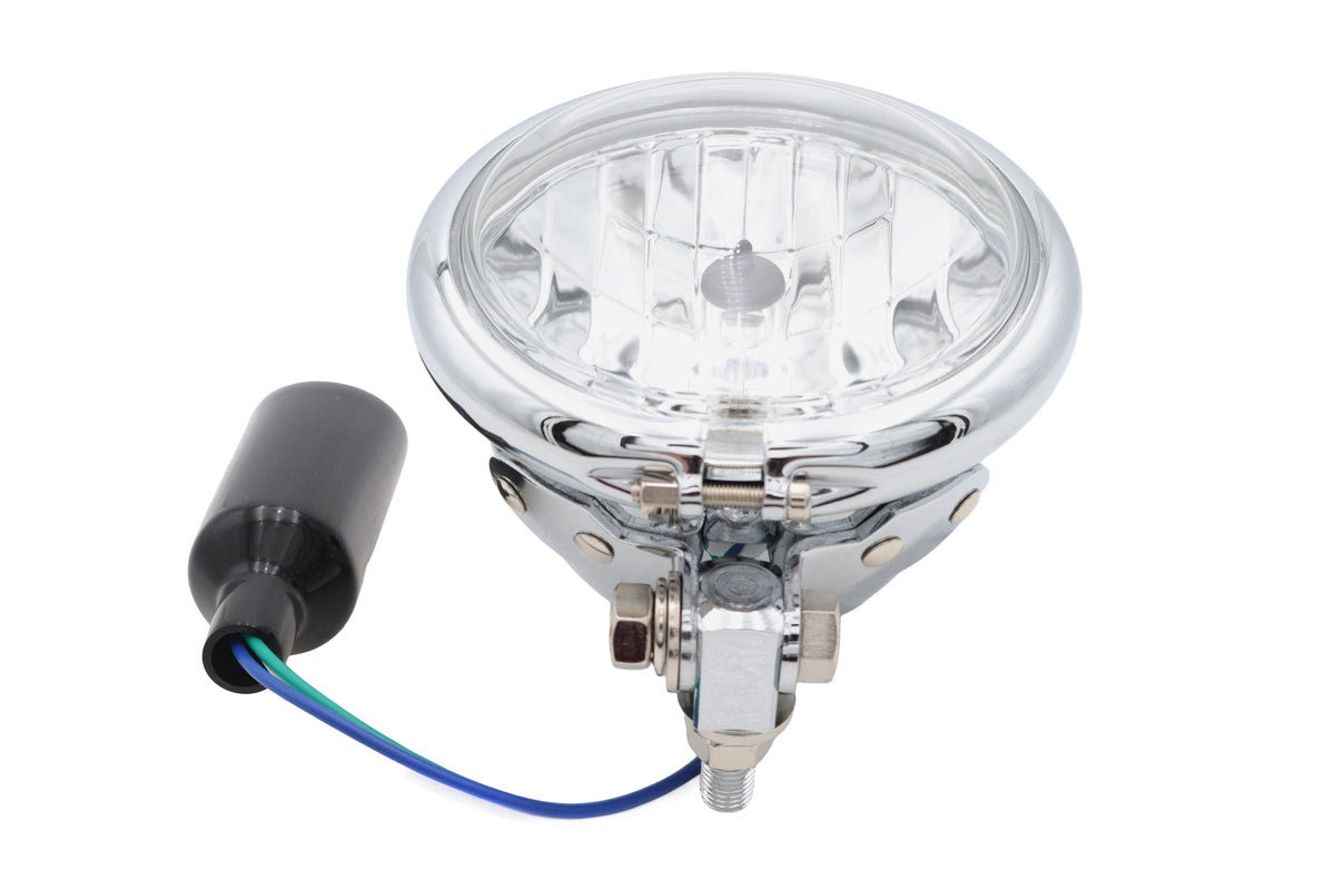 Wyatt Gatling 83071 4-1/2-Inch Round Headlamp, Chrome