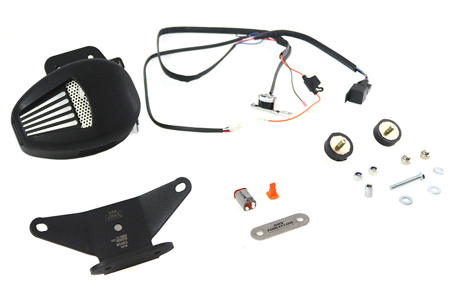 Jims 5401 Forceflow black cylinder head cooler kit for motorcycle oil tank setup