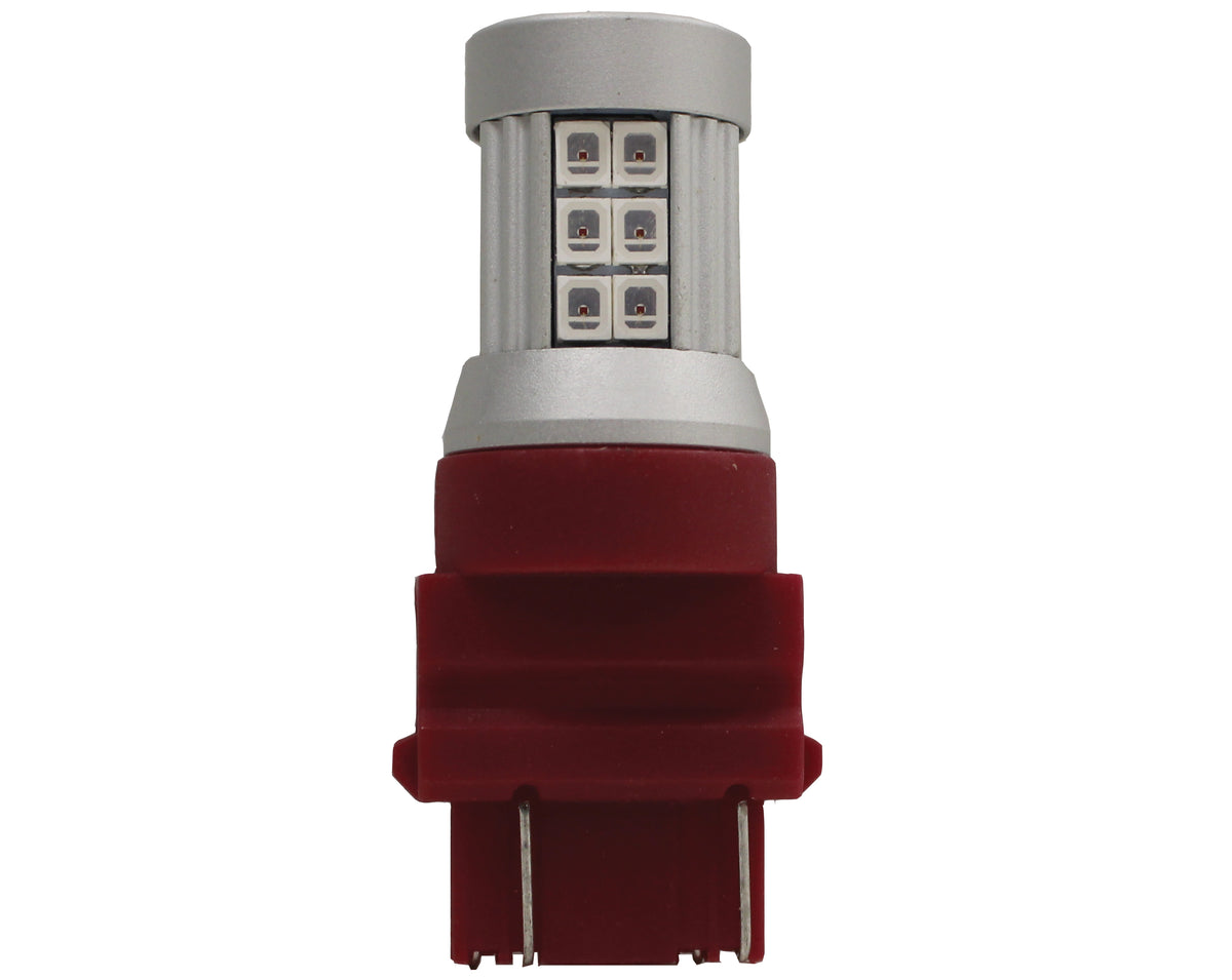Ultima 6-125 red SMD LED wedge style bulb for automotive lighting