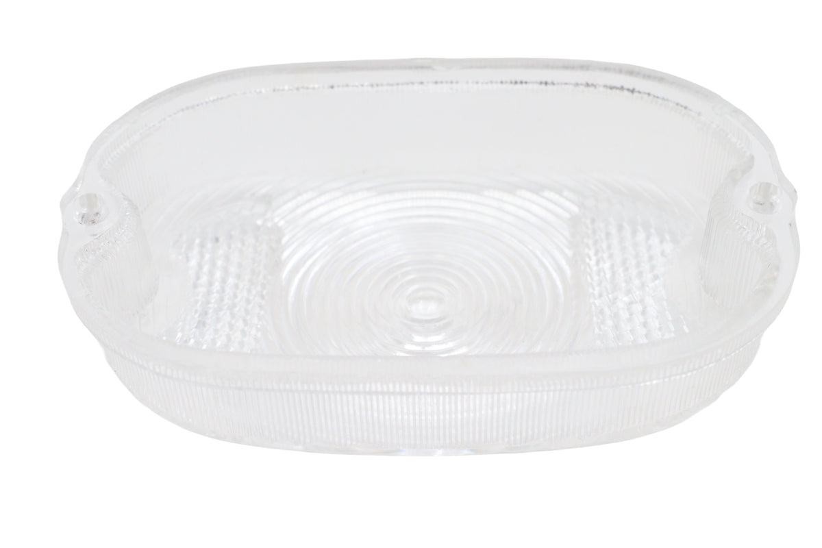 Ultima 86-132 stock style clear oval tail lamp replacement lens♀♀♀♀