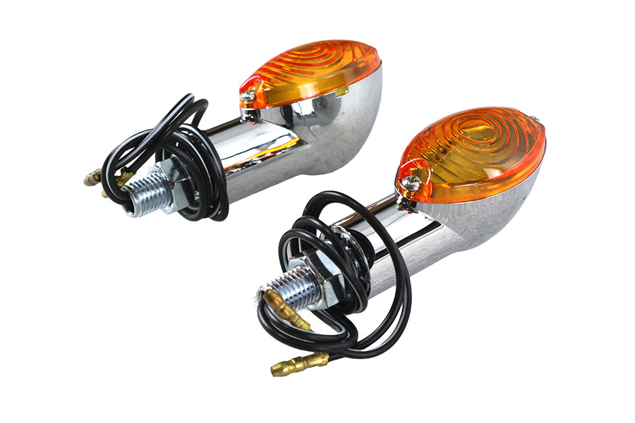 Wyatt Gatling Mini Cateye Winker Marker Lamp Set in compact black housing