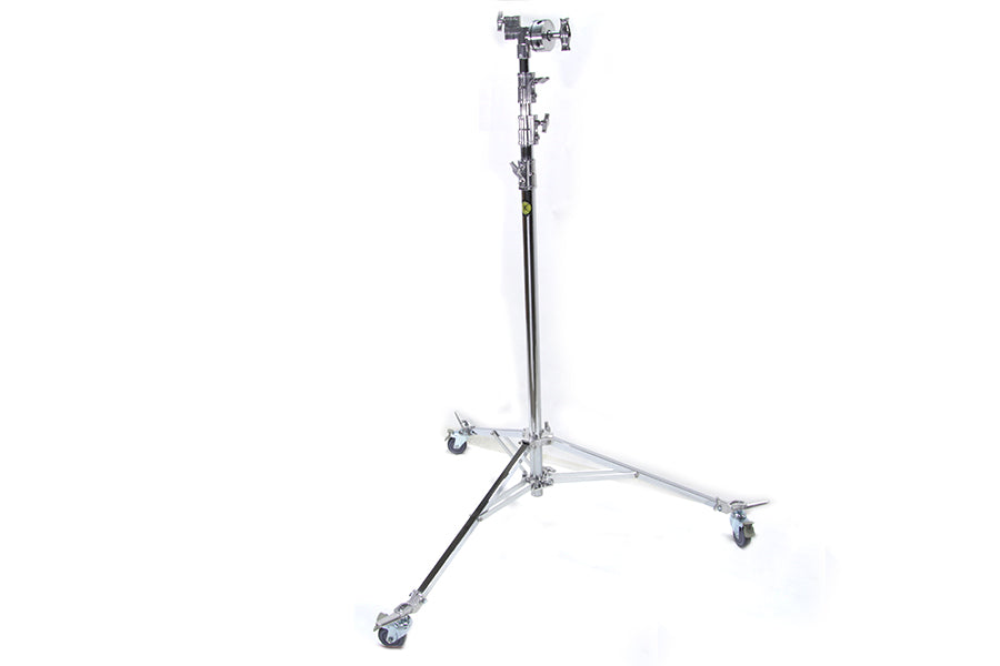Wyatt Gatling 600M high overhead roller stand, model 33-7006, rider accessory setup
