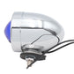 Ultima 8-103 chrome bullet marker lamp with blue single filament lens