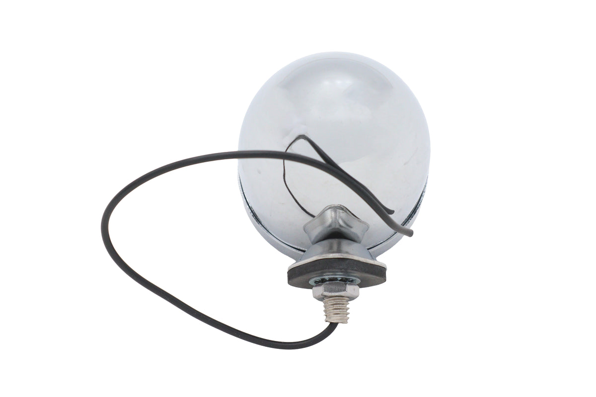 Ultima Chrome Bullet Marker Lamp with Blue Single Filament, model 8-103