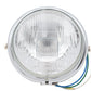 Ultima 33-8196 5-3/4-Inch Round Chrome Side-Mount Headlamp
