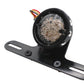 Ultima 8-232 Drilled Black Bezel Tail Lamp, SKU 33-8232