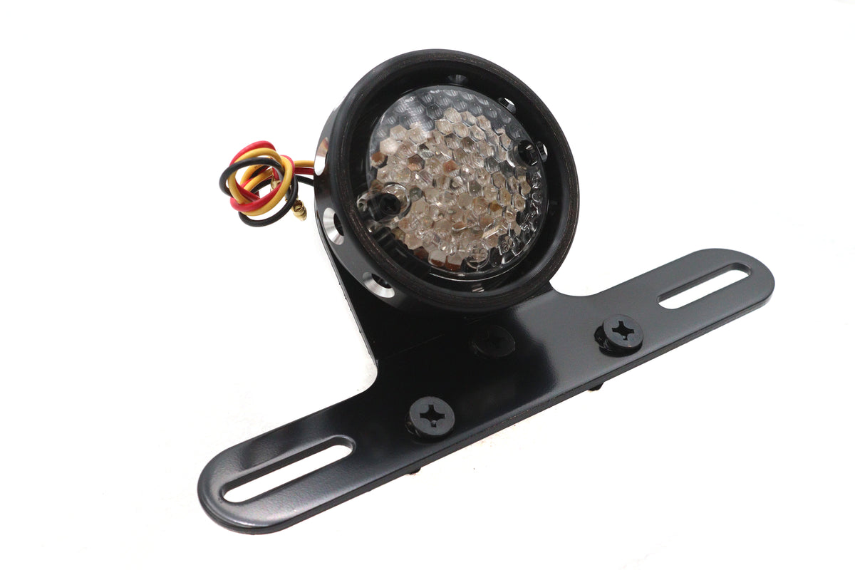 Ultima 8-232 Drilled Black Bezel Tail Lamp, SKU 33-8232