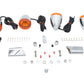 Ultima 8-286 chrome bullet style turn signal kit with compact lighting housings