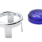 Ultima 33-8672 blue dot lens with chrome ring for automotive lighting