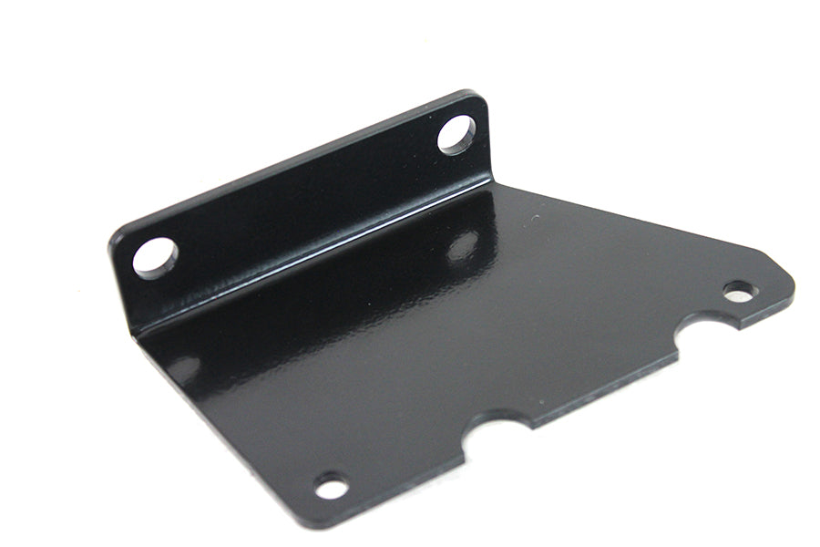 Colony 3305-1 black oil tank mounting bracket for Harley-Davidson XLCH, angled view