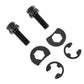Colony 3308-6 exhaust pipe locking bolt mounting kit, black oxide plated fasteners