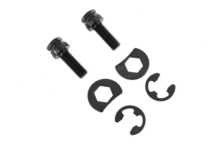 Colony 3308-6 exhaust pipe locking bolt mounting kit, black oxide plated fasteners