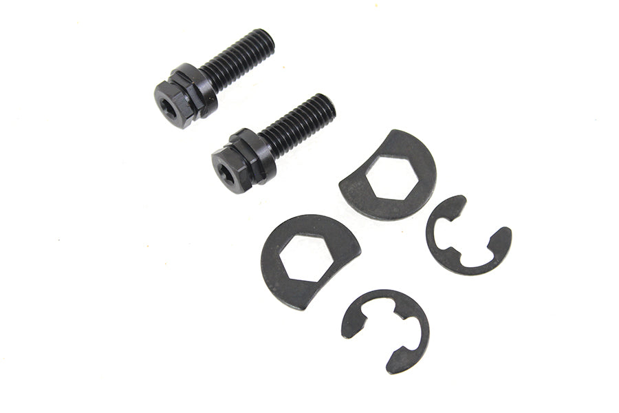 Colony 3308-6 exhaust pipe locking bolt mounting kit, black oxide plated close-up