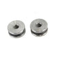 Colony 3315-2 control coil end plug set for handlebar controls, chrome finish