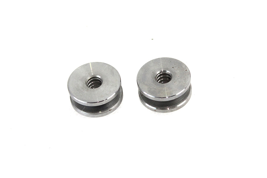 Colony 3315-2 control coil end plug set for handlebar controls, chrome finish