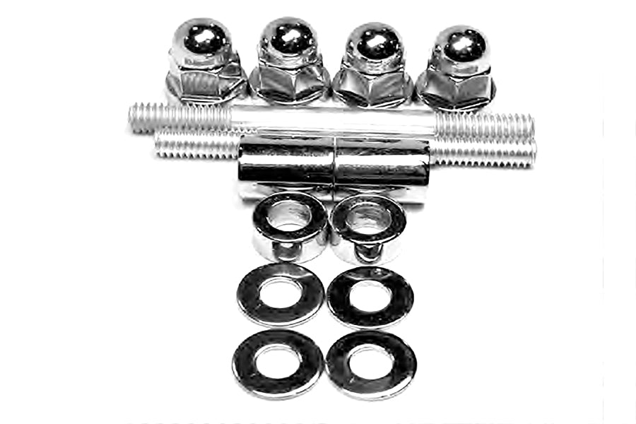 Colony 3382-14 chrome gas tank mounting kit for 1958–1967 Harley-Davidson XL models