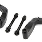 Wyatt Gatling Black Prime mirror relocation kit for motorcycle mirrors, model 270834
